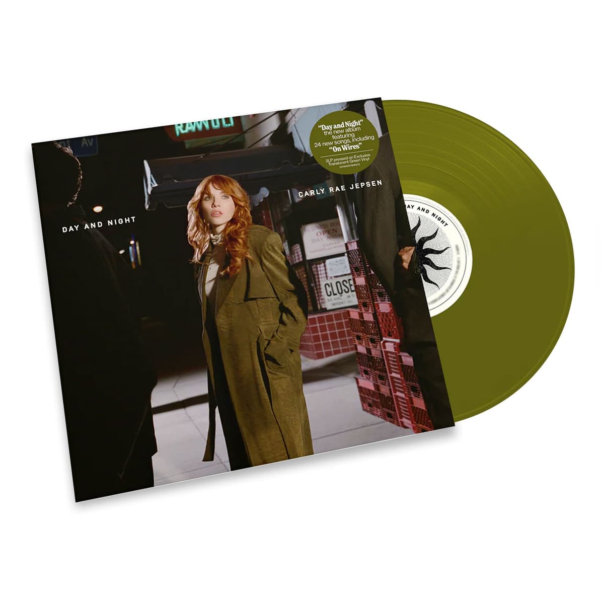 Carly Rae Jepsen – Carly Rae Jepsen - Day And Night (Indie Exclusive Colored Vinyl) Vinyl 2lp vinyl cover art