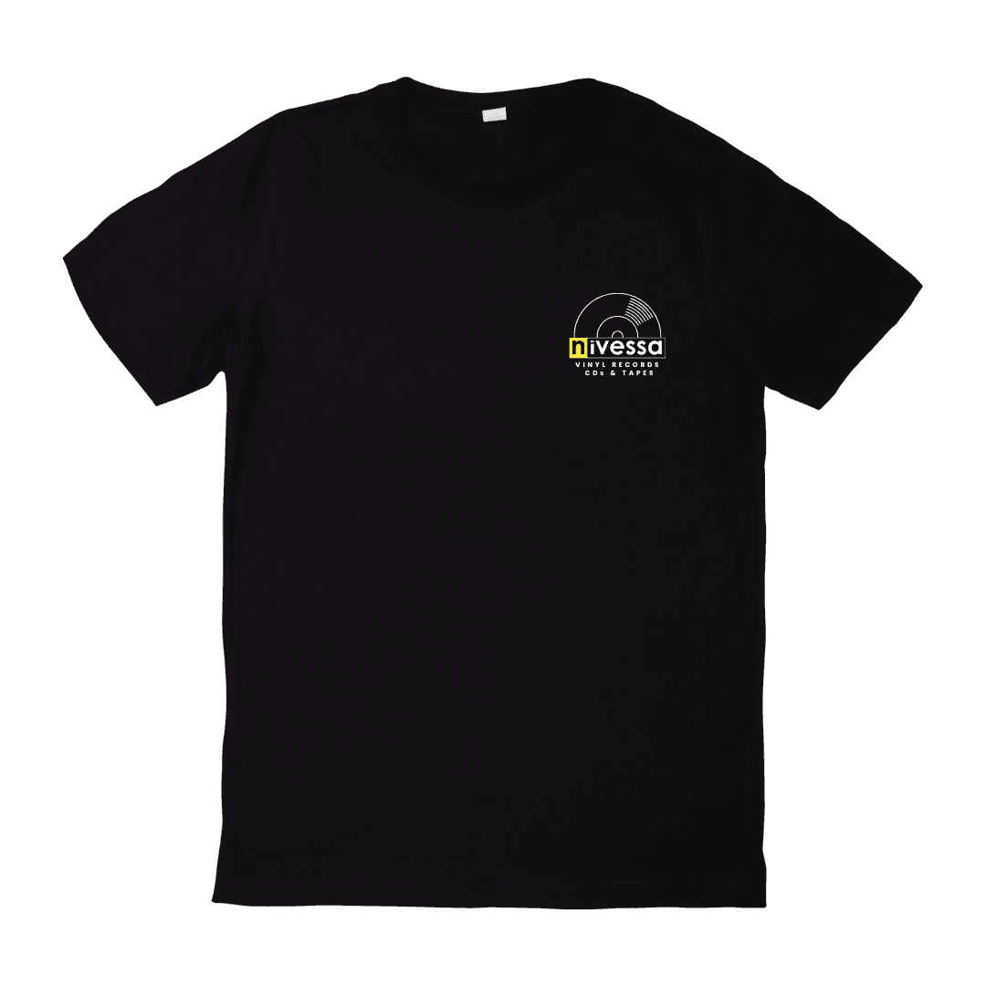 Nivessa Vinyl Records B' Black T-shirt