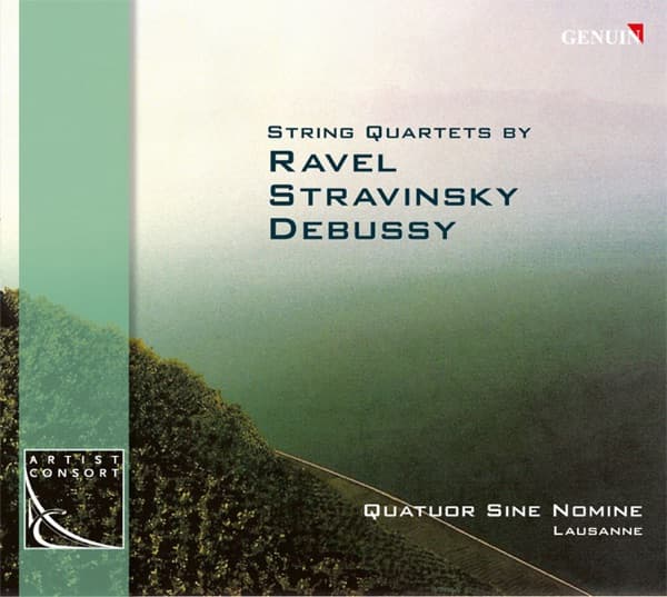 Debussy*, Ravel*, Stravinsky* - Alban Berg Quartett - String Quartets – 3 Pieces · Concertino · Double Canon vinyl cover art
