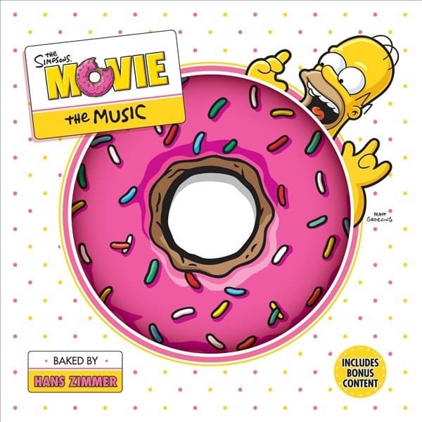 Hans Zimmer – The Simpsons Movie vinyl cover art