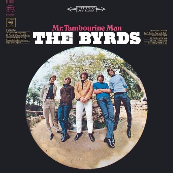 The Byrds – Mr Tamborine Man vinyl cover art