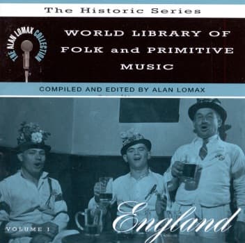 Alan Lomax – World Library Of Folk And Primitive Vol 1 England vinyl cover art