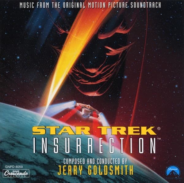 Jerry Goldsmith – Star Trek Insuraection vinyl cover art