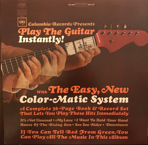 No Artist – Play The Guitar Instantly! vinyl cover art