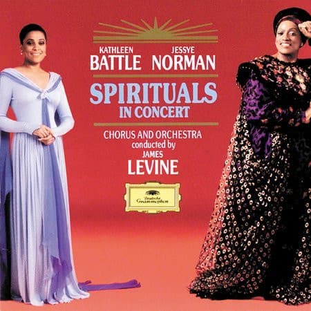 Kathleen Battle, Jessye Norman, Spirituals In Concert Chorus, Spirituals In Concert Orchestra, James Levine (2) – Spirituals In Concert vinyl cover art