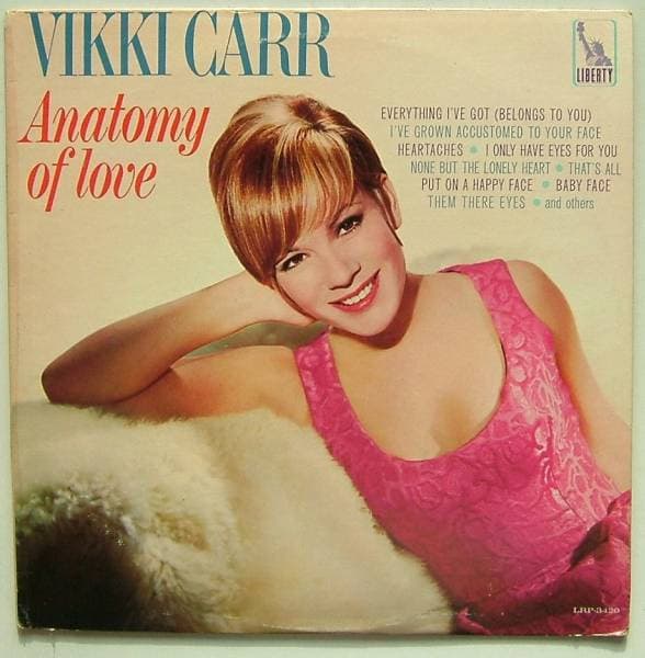 Vikki Carr – Anatomy Of Love vinyl cover art
