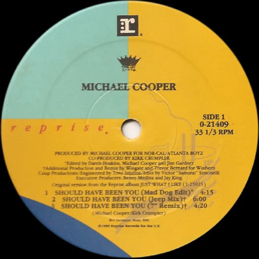 Michael Cooper – Should Have Been You vinyl cover art