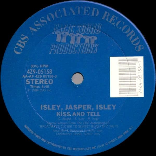 Isley Jasper Isley – Kiss And Tell vinyl cover art