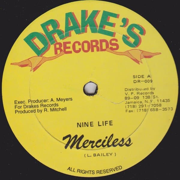 Merciless – Nine Life vinyl cover art