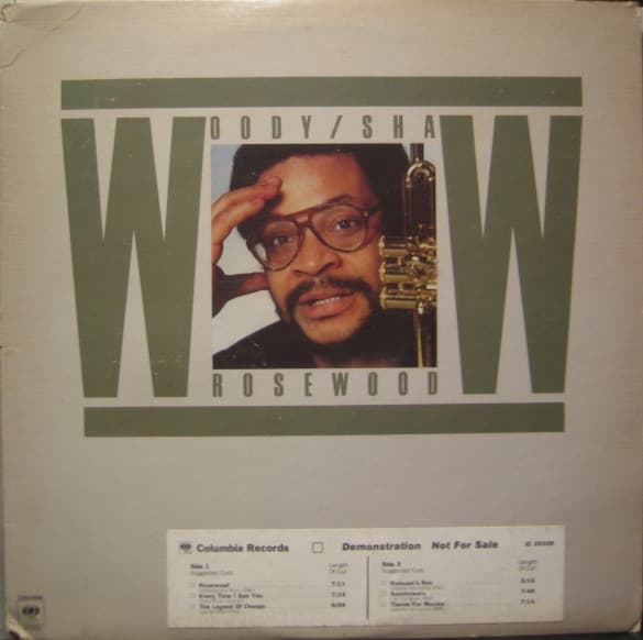 Woody Shaw – Rosewood vinyl cover art
