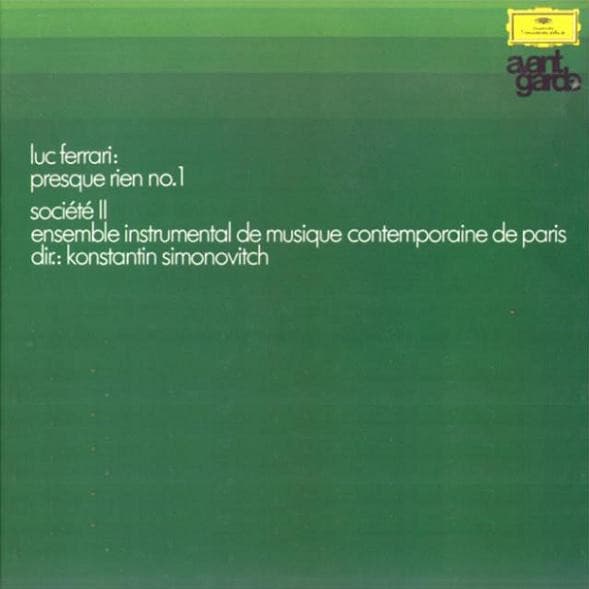 Luc Ferrari – SociéTé Ii vinyl cover art