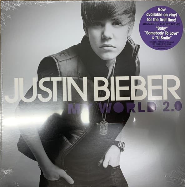 Justin Bieber – My World vinyl cover art
