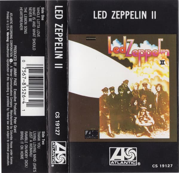 Led Zeppelin – Led Zeppelin Ii vinyl cover art