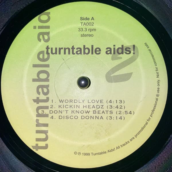 Turntable Aids! – House - Turntable Aids! 2 vinyl cover art