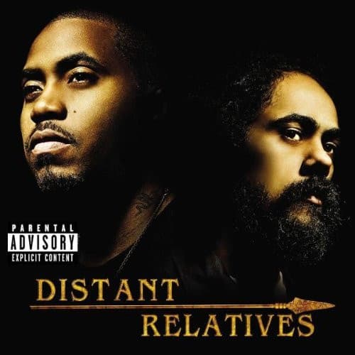 Damian Marley Nas – Distant Relatives vinyl cover art