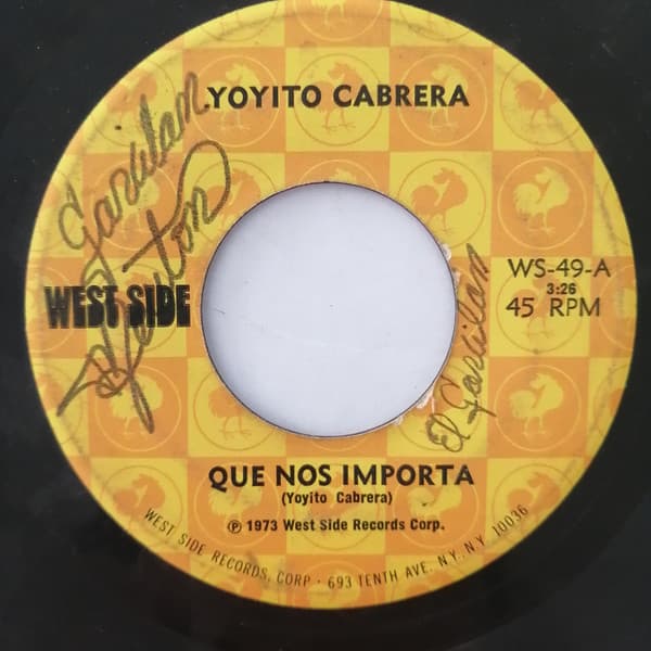 Yoyito Cabrera – De Quien Sera La Jicotea vinyl cover art