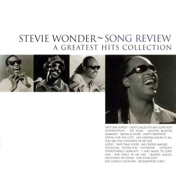 Stevie Wonder – Song Review - A Greatest Hits Collection vinyl cover art