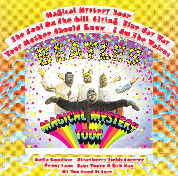 The Beatles – Magical Mystery Tour vinyl cover art