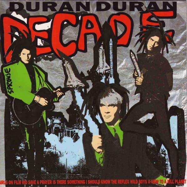 Duran Duran – Decade vinyl cover art