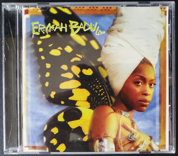 Erykah Badu – Live vinyl cover art