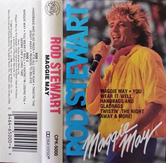 Rod Stewart – Maggie May vinyl cover art