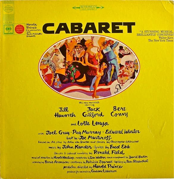 "Cabaret" Original Broadway Cast, John Kander, Fred Ebb – Cabaret vinyl cover art
