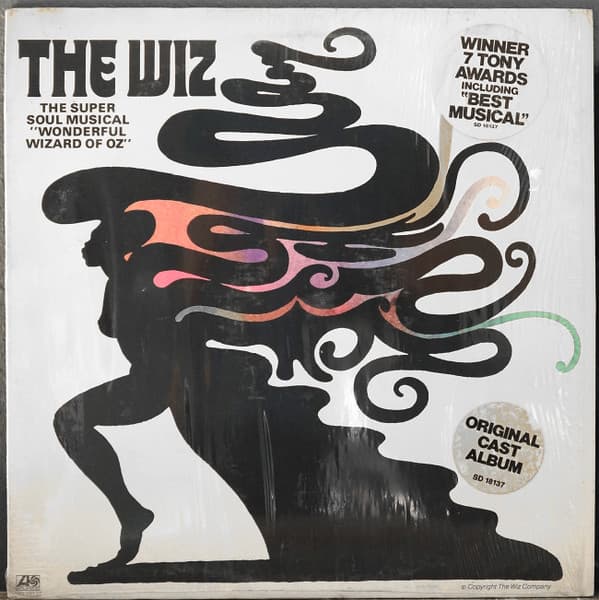 Various – The Wiz (The Super Soul Musical "Wonderful Wizard Of Oz") vinyl cover art