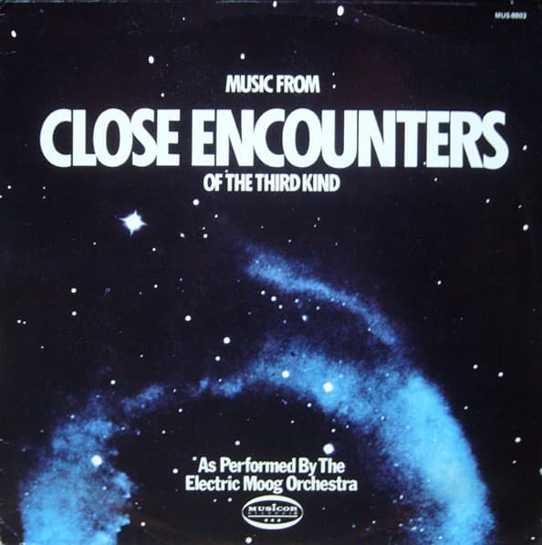 The Electric Moog Orchestra – Music From Close Encounters Of The Third Kind vinyl cover art