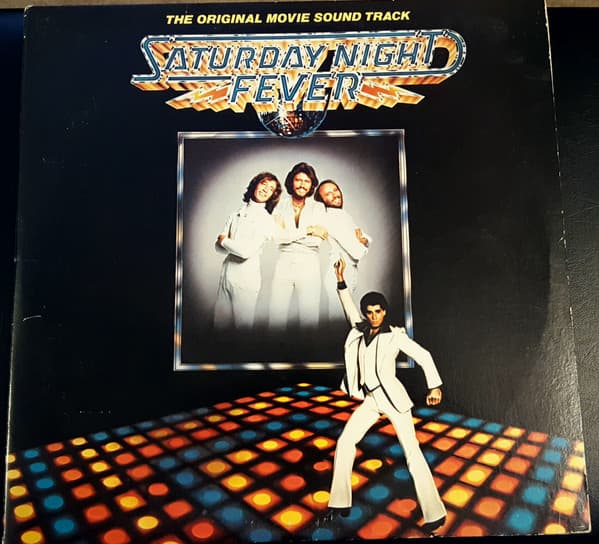 Various – Saturday Night Fever (The Original Movie Sound Track) vinyl cover art