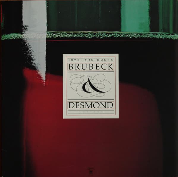 Paul Desmond Dave Brubeck – 1975: The Duets vinyl cover art