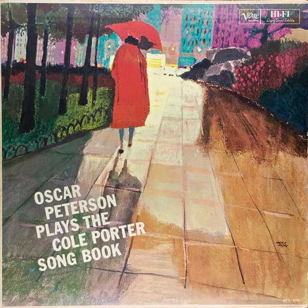 Oscar Peterson – Oscar Peterson Plays The Cole Porter Song Book vinyl cover art