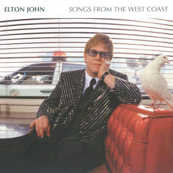 Elton John – Songs From The West Coast vinyl cover art