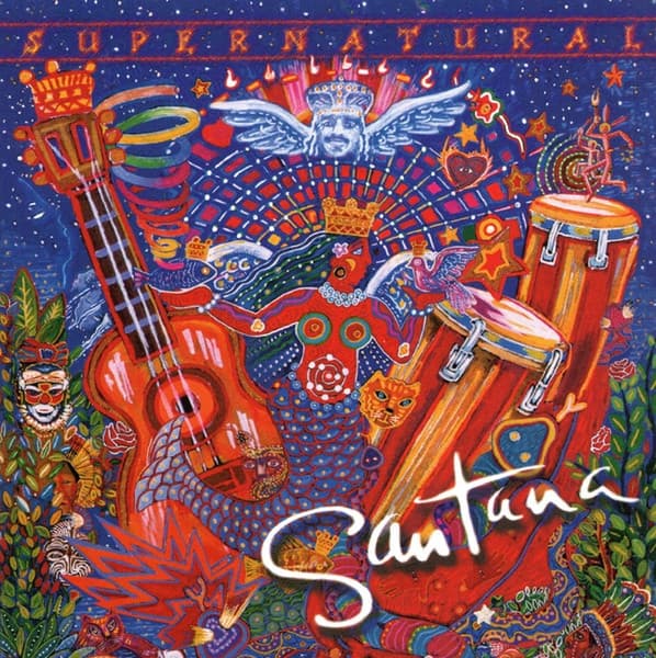 Santana – Supernatural vinyl cover art