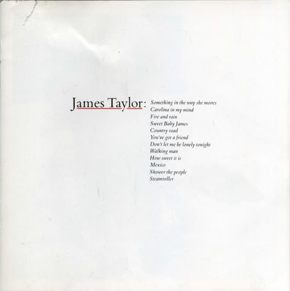 James Taylor (2) – Greatest Hits vinyl cover art
