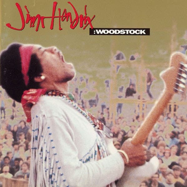 Jimi Hendrix – Woodstock vinyl cover art