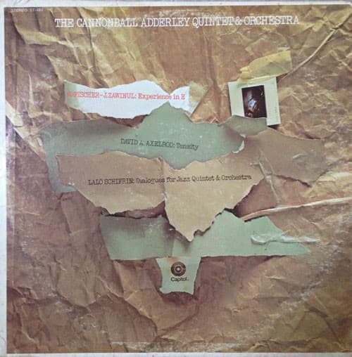 The Cannonball Adderley Quintet – The Cannonball Adderley Quintet And Orchestra vinyl cover art