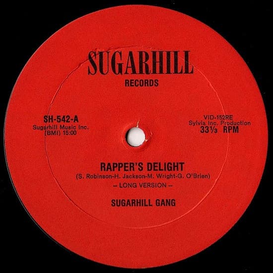 Sugarhill Gang – Rapper'S Delight vinyl cover art