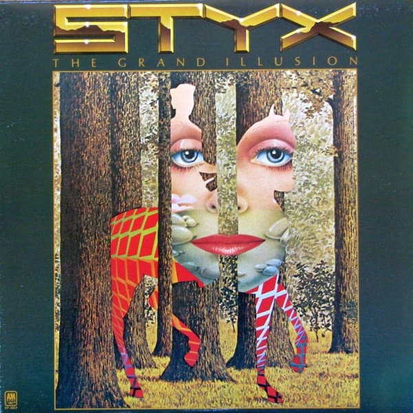 Styx – The Grand Illusion vinyl cover art