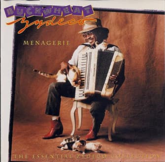 Buckwheat Zydeco – Menagerie: The Essential Zydeco Collection vinyl cover art