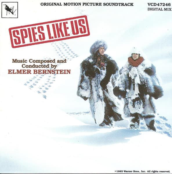 Elmer Bernstein – Spies Like Us (Original Motion Picture Soundtrack) vinyl cover art