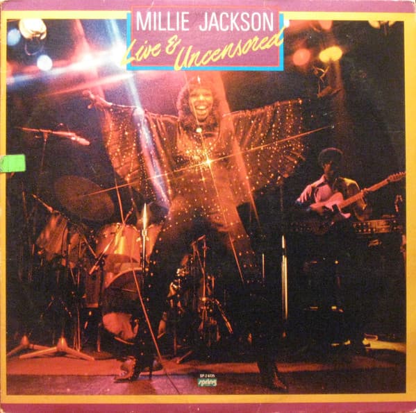 Millie Jackson – Live And Uncensored vinyl cover art