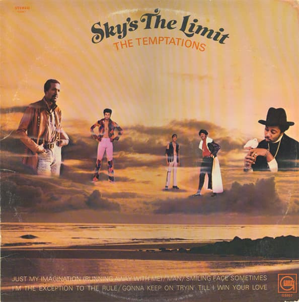 The Temptations – Sky'S The Limit vinyl cover art