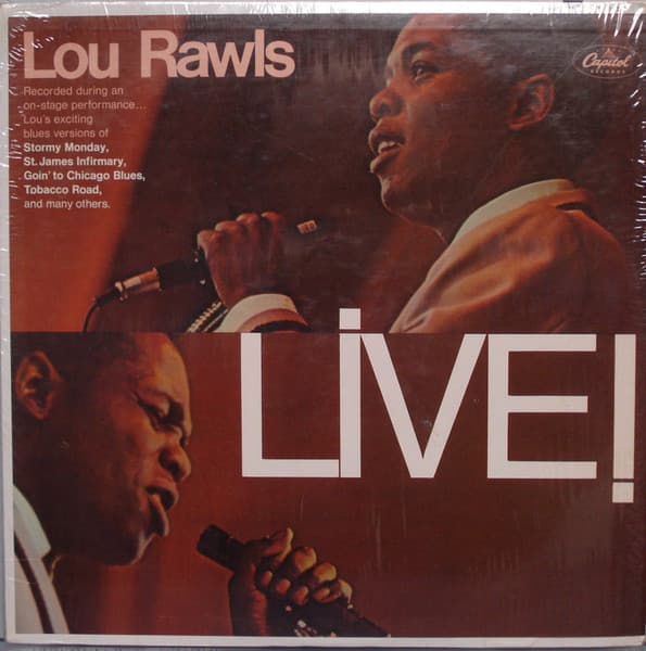 Lou Rawls – Live! vinyl cover art