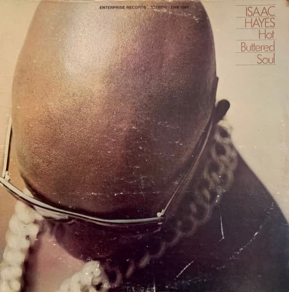 Isaac Hayes – Hot Buttered Soul vinyl cover art