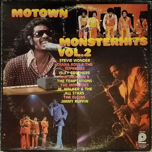 Various – Motown Monster Hits Volume Ii vinyl cover art