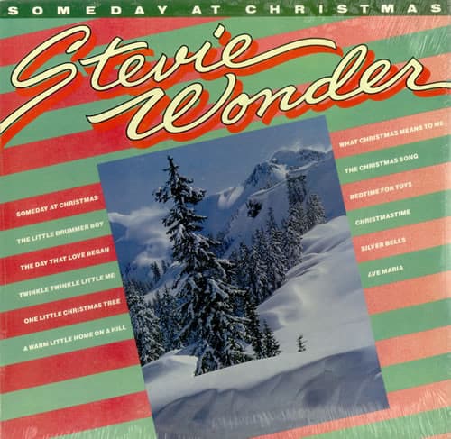 Stevie Wonder – Someday At Christmas vinyl cover art