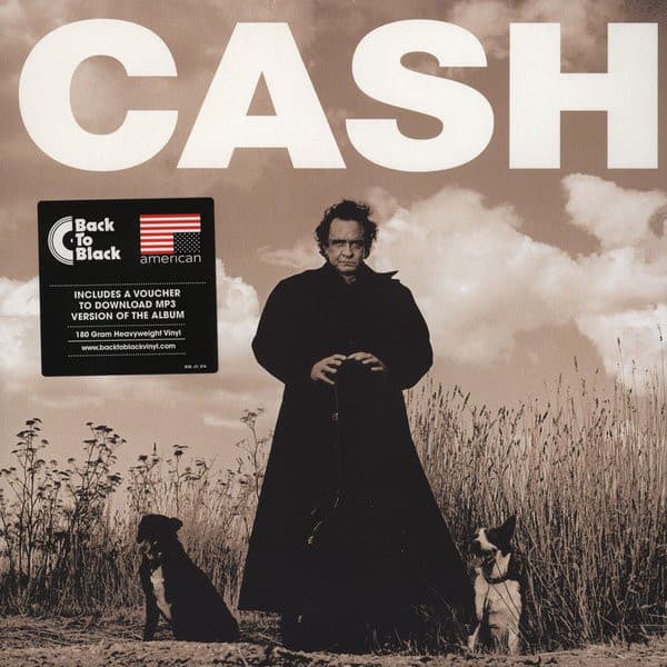 Johnny Cash – American Recordings vinyl cover art