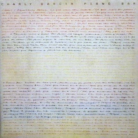 Charly Garcia – Piano Bar vinyl cover art