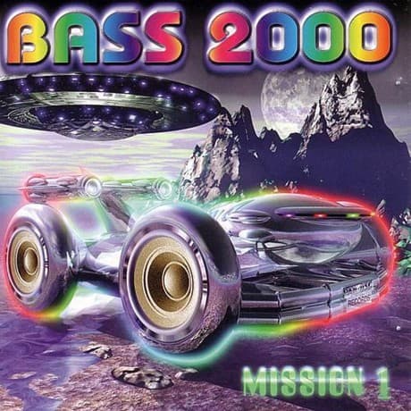 Various – Bass Music - Bass 2000: Mission 1 vinyl cover art
