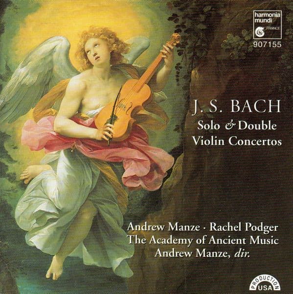 Johann Sebastian Bach, Andrew Manze, Rachel Podger, The Academy Of Ancient Music – Solo & Double Violin Concertos vinyl cover art